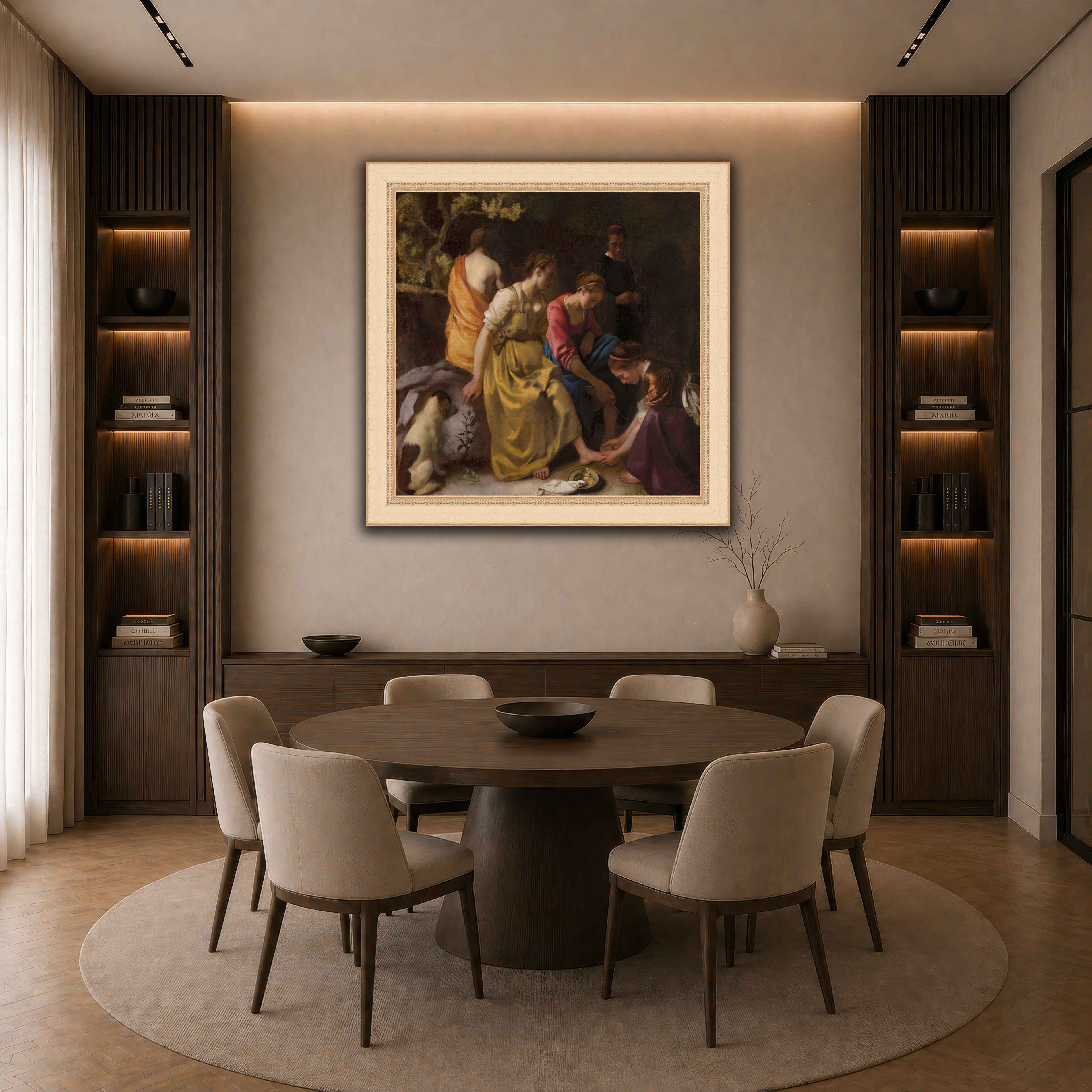 03 DC 868 WH  dark neutral-dining room