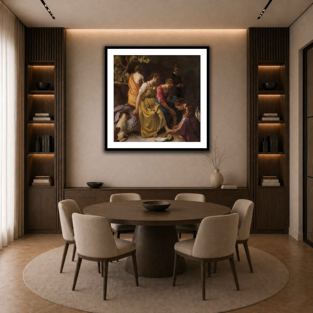 03 POSTER BLACK - GAP  dark neutral-dining room