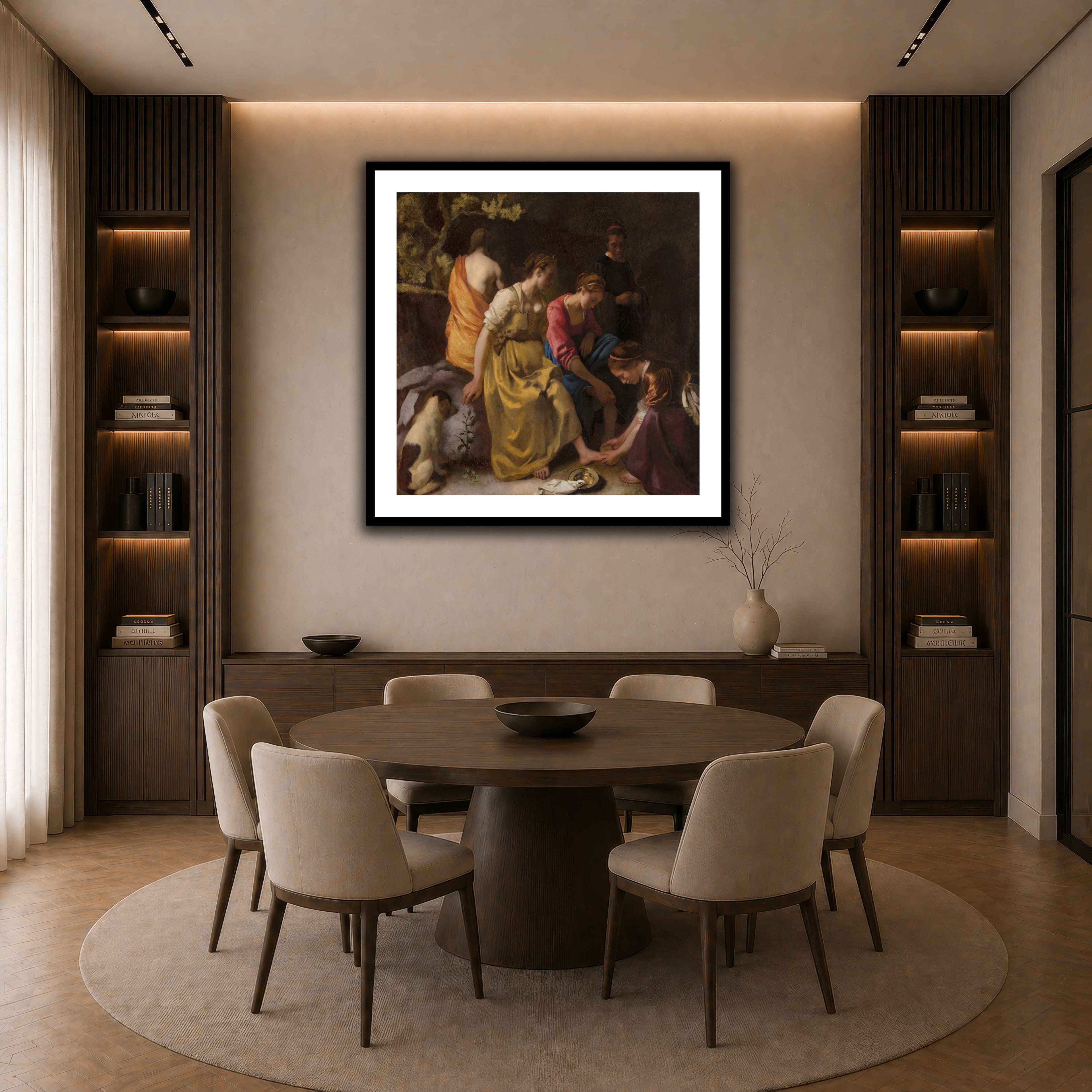 03 POSTER BLACK - GAP  dark neutral-dining room