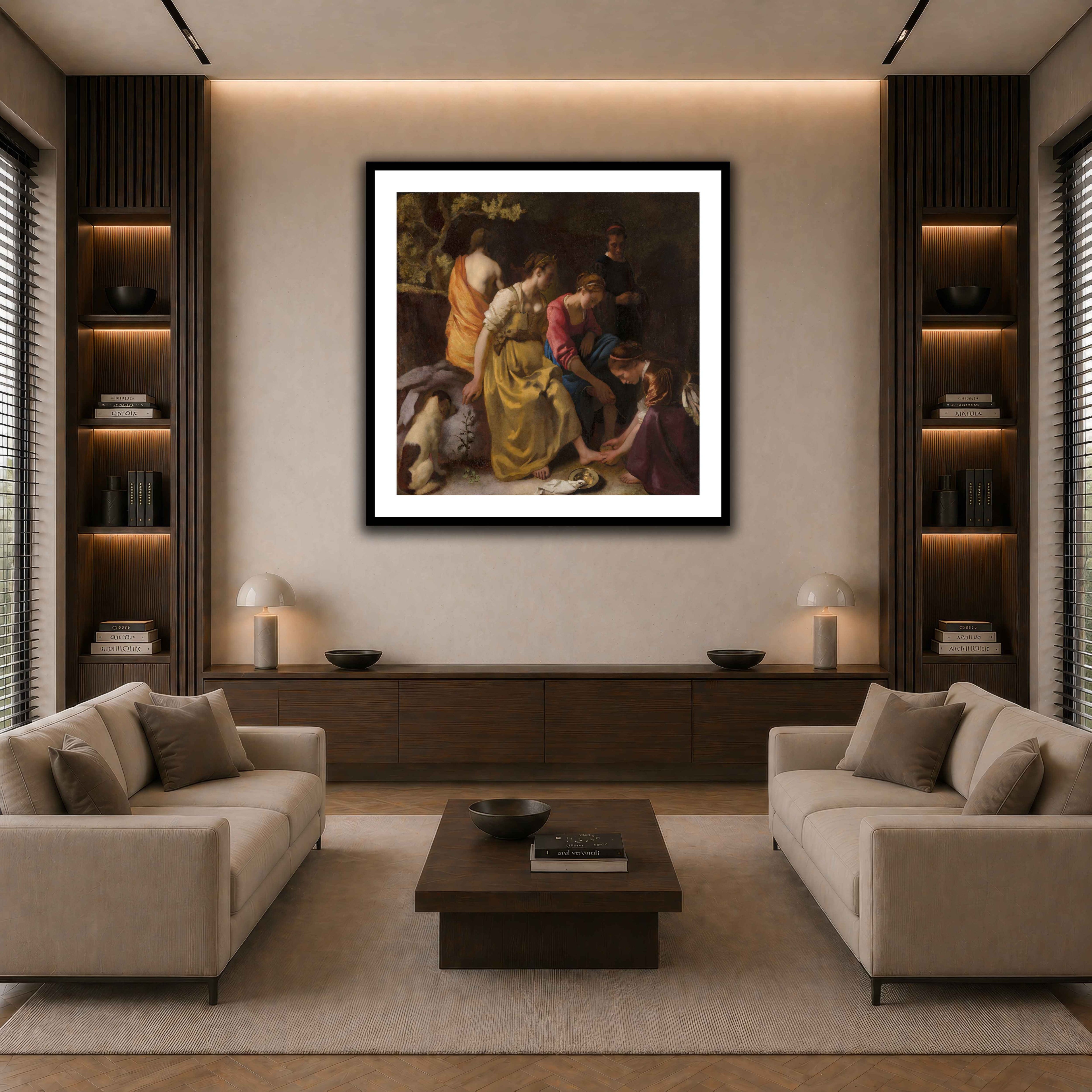 03 POSTER BLACK - GAP  dark neutral-living room