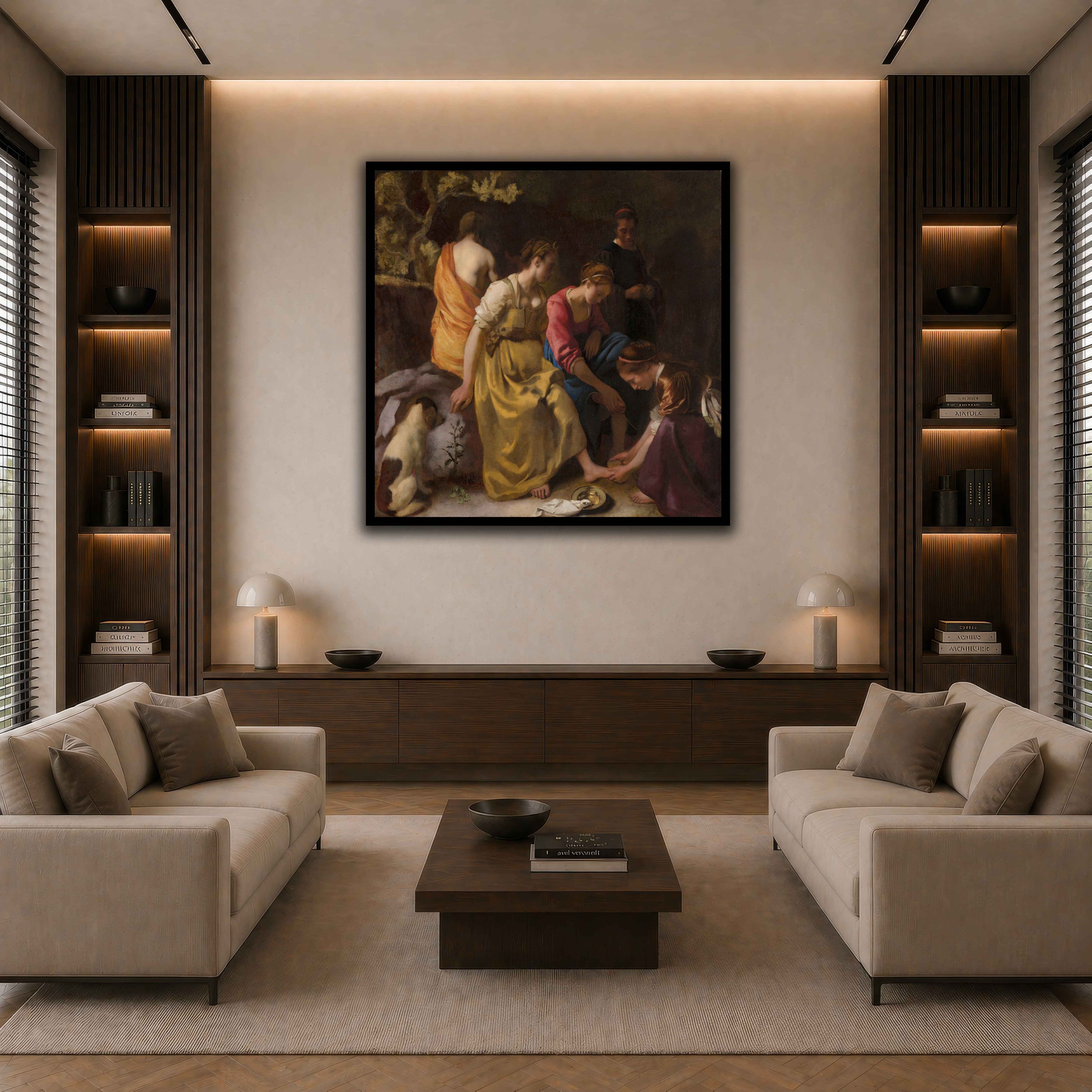 03 POSTER BLACK  dark neutral-living room