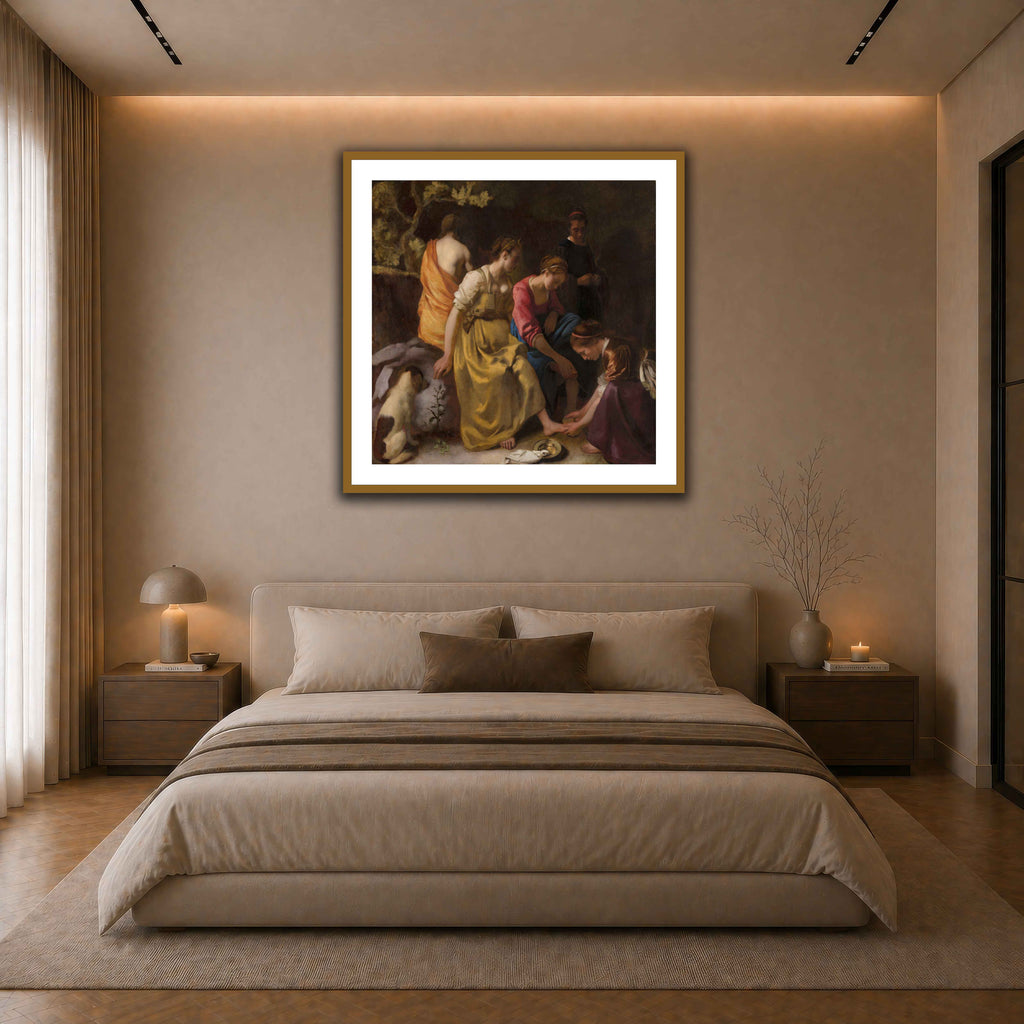 03 POSTER GOLD - GAP  dark neutral-bedroom
