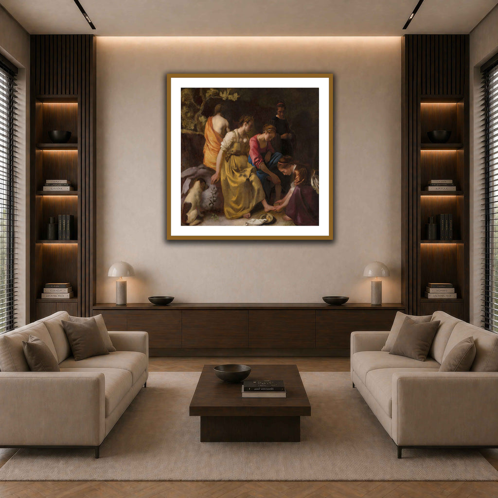 03 POSTER GOLD - GAP  dark neutral-living room