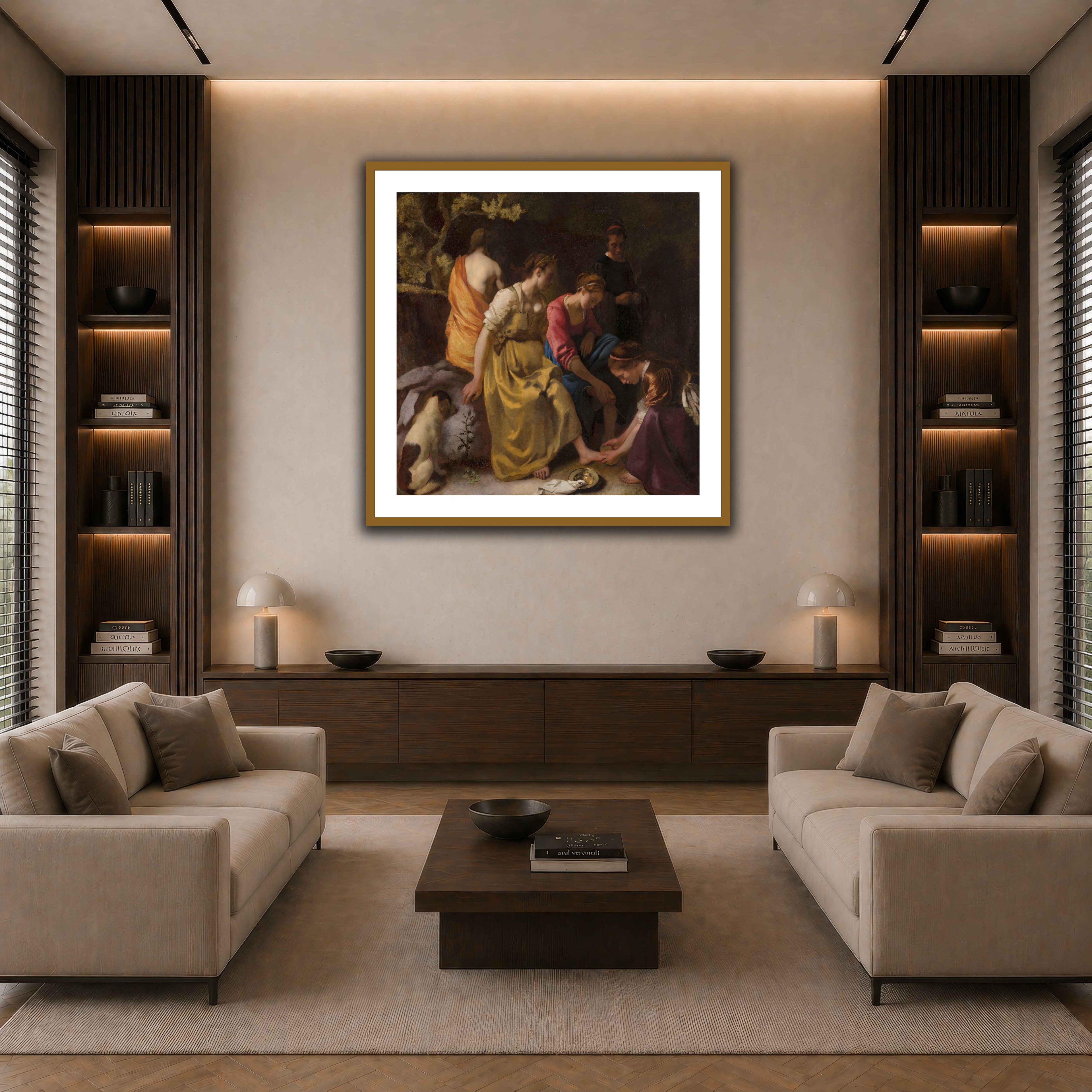 03 POSTER GOLD - GAP  dark neutral-living room