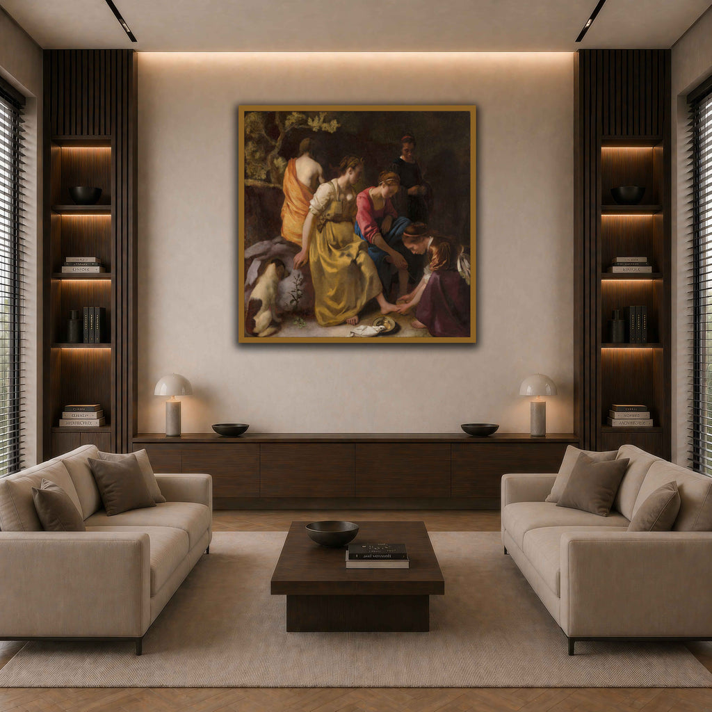 03 POSTER GOLD  dark neutral-living room