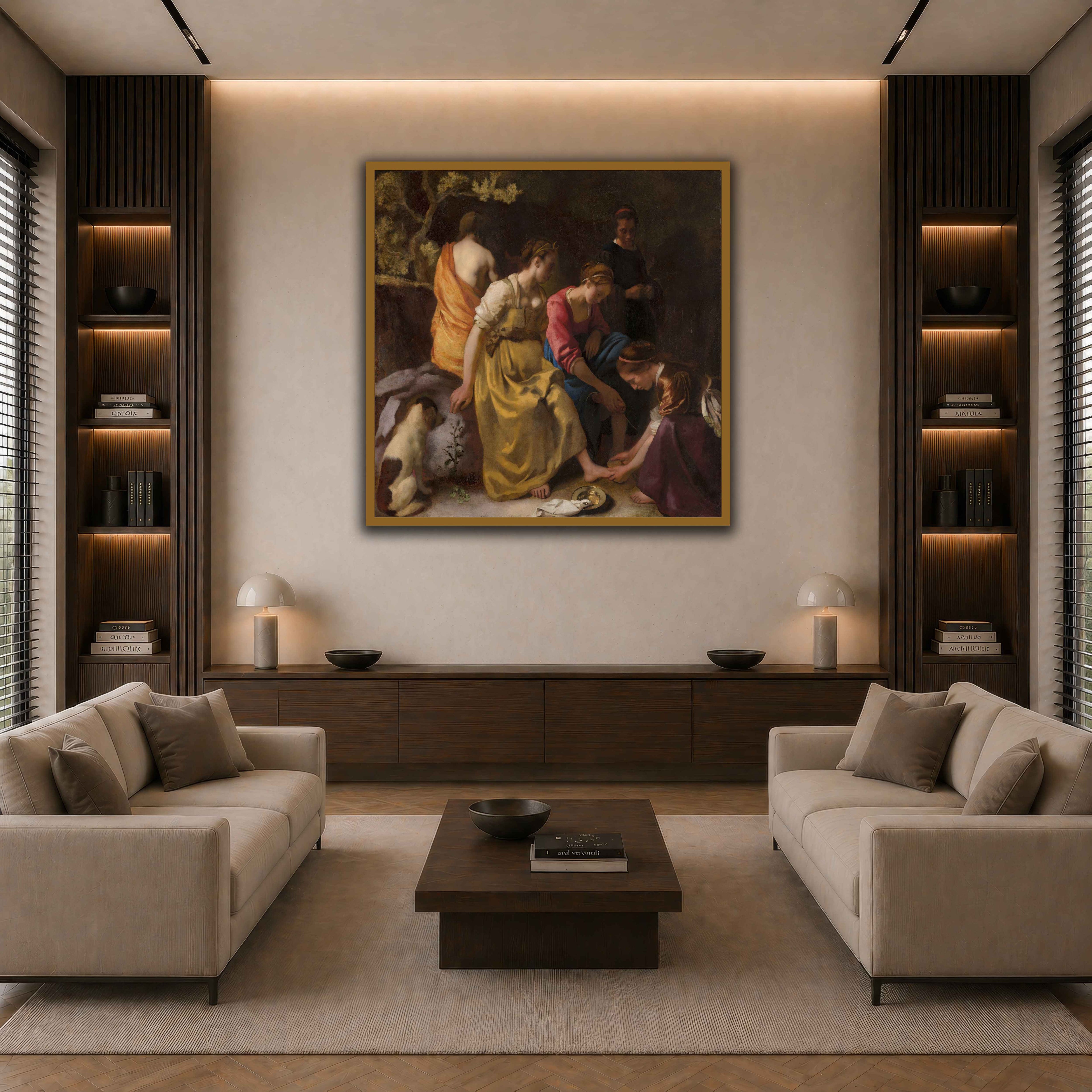 03 POSTER GOLD  dark neutral-living room