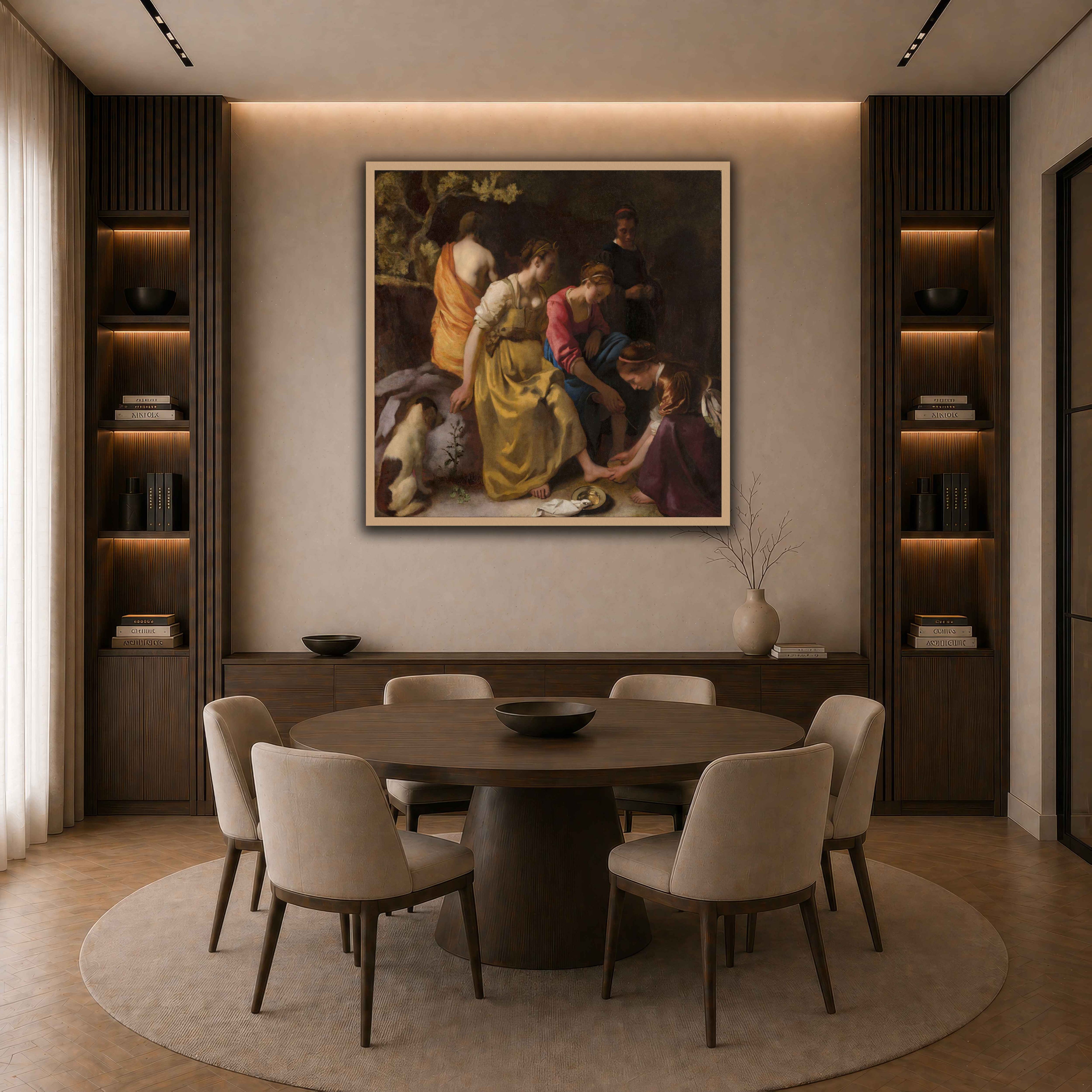 03 POSTER RAW  dark neutral-dining room