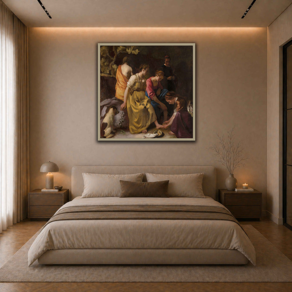 03 POSTER SILVER  dark neutral-bedroom