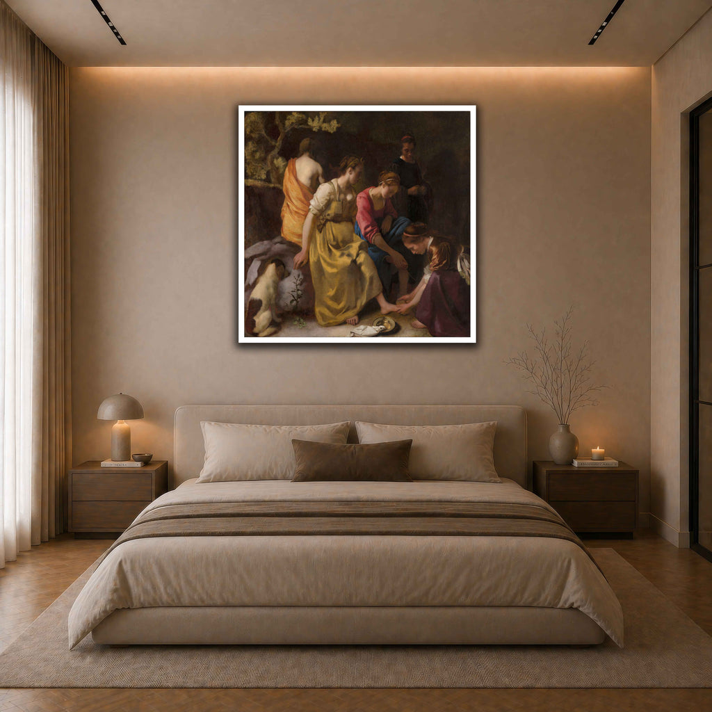 03 POSTER WHITE  dark neutral-bedroom