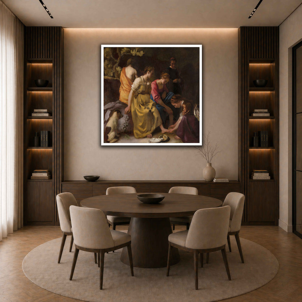 03 POSTER WHITE  dark neutral-dining room