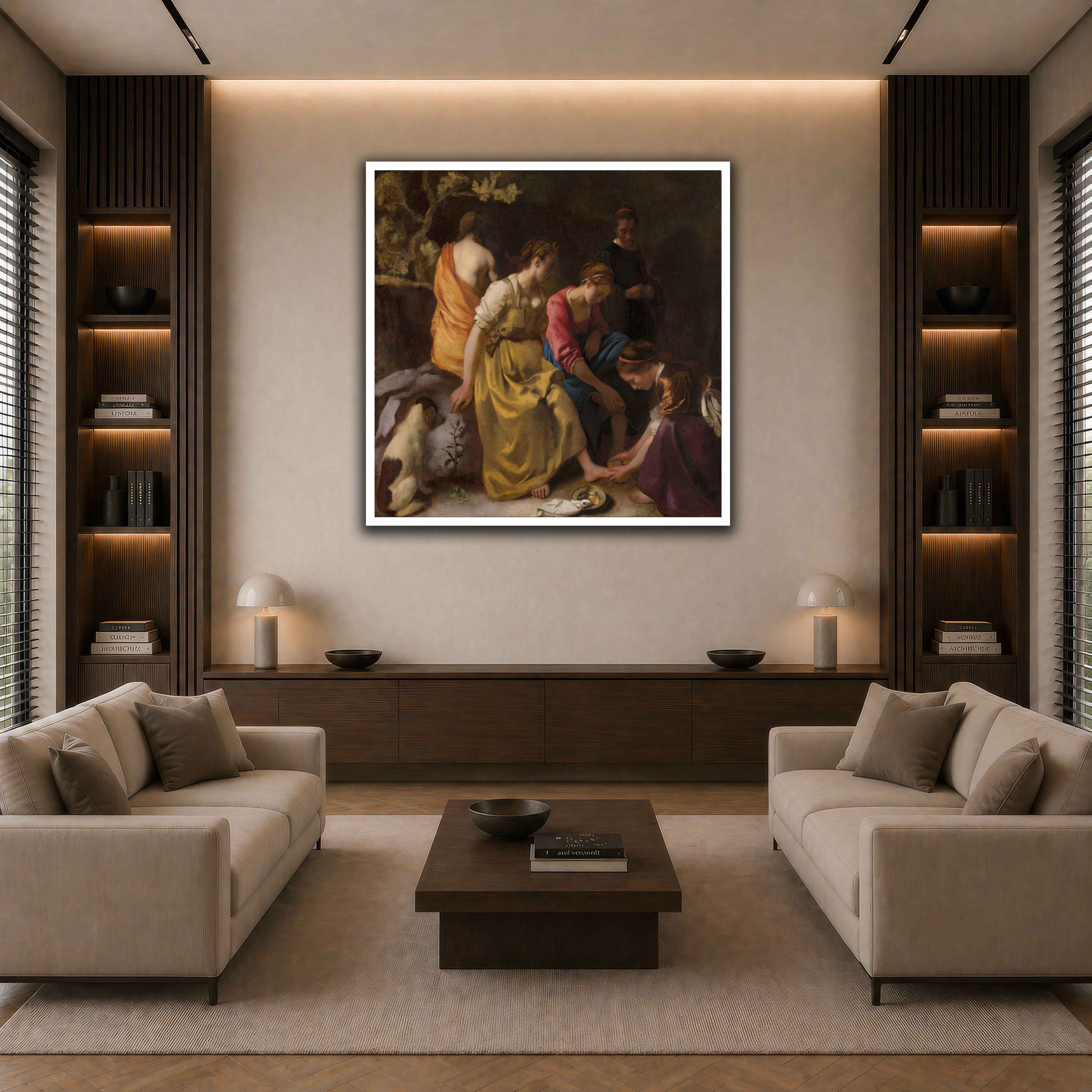 03 POSTER WHITE  dark neutral-living room