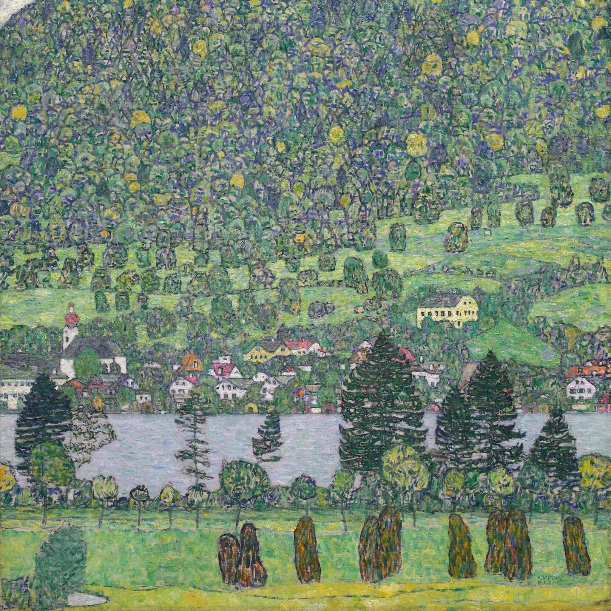 Gustav_Klimt_Waldabhang_bei_Unterach_am_Attersee_1916